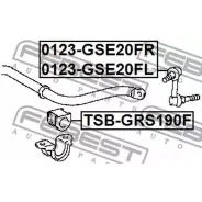 ���� ������������� Toyota MARK X GRX13# 2009.10-2019.12 �����. ����. Febest 0123GSE20FR 0123GSE20FR ����
