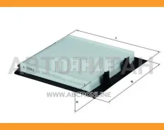 ������ �������� Knecht LA288 CU1009, 715598, 6988819, CAF1827P, CF8719, E362, CP1156, 80000772, 80000066, ACE085, K11432X, PF152, ALC5234, JLR7150, S1...
