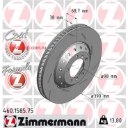 ���� ��������� ! FZ �����. ����. 390x38/69-5x130 Porsche Panamera 3.0/3.6/4.8/3.0D 09-16 Zimmermann 460158575 460158575 ����