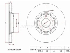 ���� ��������� ST-40206-ET01A, �������� ST40206ET01A ����