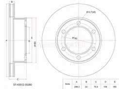 ���� ��������� ST-43512-35280, �������� ST4351235280 ����