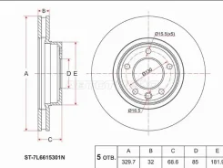 ���� ��������� ST-7L6615301D, �������� ST7L6615301D ����