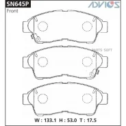 ������� ��������� Toyota Camry 96- �����. Advics SN645P SN645P ����