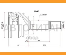 ���� (�������/ �����) Mitsubishi Colt 02-12 / Colt Plus 04-12 SAT MI43, �������� MI43 ����