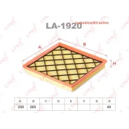 ������ ��������� Lynxauto LA1920 LA1920 ����
