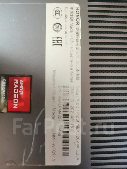 Honor MagicBook 14. 14", 2,1����, ��� 16 ��, ���� 512���, WiFi: 1, Bluetooth: 1 ����