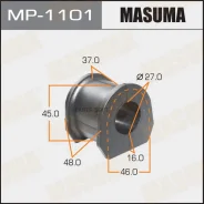 ������ ������������� Mitsubishi Pajero Sport/KH8W/KH9W 08- ������. (���. 2 ��. ) Masuma MP1101 MP1101 ����