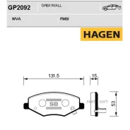 ������� �������� Chery Amulet GP2092 Sangsin Brake GP2092 GP2092 ����