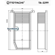 ��������� ������ Totachi TA-2299 16 54 676 74R C 27 029 Totachi TA-2299 TA2299 ����