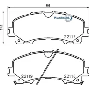 ������� ��������� Nissan X-Trail (32)/Infiniti Q50 13- �������� Brembo P56106 P56106 ����