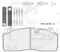 ������� ����. �������� 210x93x30; Haldex DBT22LT (ModulT), � ������������ ��� ������������ SK GMBH SK29195-02 SK2919502 ����