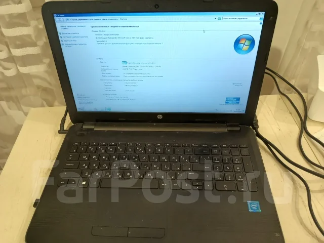 HP 250 G5. 15.6", 1,6����, ��� 8 ��, ���� 512���, WiFi: 1, ����������� �� 4��. ����