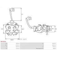 �������� ���� Toyota Avensis (T250) 03-08 / C-HR 16-19 AS SBH6026S SBH6026S ����