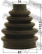 ������� ���� �������� �������� pvc 81x112.5x31 | ����/��� | Febest 2117PCA216 2117PCA216 ����