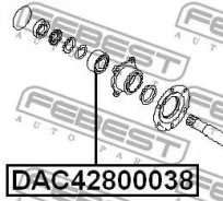 ��������� ����. ���.! Febest DAC42800038 DAC42800038 ����