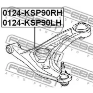 ����� �������� �����! Toyota Yaris Ksp90/Nlp90/Nsp90/Scp90/Ncp90/�Zsp90 05-11 Febest 0124KSP90LH Febest 0124KSP90LH 0124KSP90LH ����