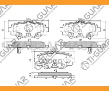 ��������� ������� �������� /������ �������� 4�� /TI-GUAR ��� Mazda 3 2013-; TG-2290; PN25004 B4Y02648ZA B4Y02648ZB 13046056572 TI-GUAR TG2290 TG2290 �...