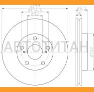 ���� ��������� �������� Toyota Auris/Corolla 1.3-1.8i/D-4D 12 92257703 BN1957, ADC01180V, DF6679, 986, 479, A62, 2045170, 4351202330, 60022033, 602033...