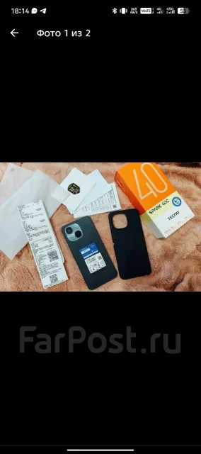 Tecno Spark 40C. �/�, 128 ��, ������, NFC ����
