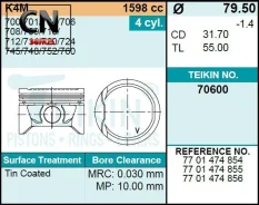������� ��������� (4��/����) Teikin 70600STD 70600STD ����