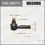 ���������� ������� ���� Masuma Nissan Primera, AD / P12, Y11 99-08 Masuma ME4871 ME4871 ����
