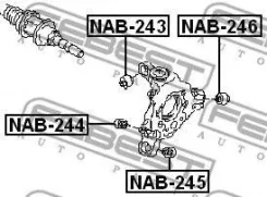 ����������� ������ ����� | ��� ����/��� | Febest NAB244 NAB244 ����