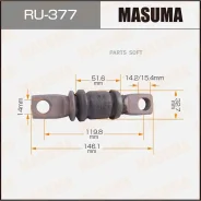 ����������� Toyota/Lexus Harrier ������. Masuma RU377 RU377 ����