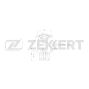 ��������� ������� ������ ����� Mitsubishi Outlander 01- Lancer VII 03- BS8336 ����