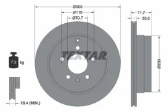 ���� ��������� ������ ������������� (�������� 1��) Textar 92165503 92165503 ����