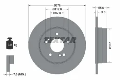 ���� ��������� ������ (�������� 2��) Textar 92032703 92032703 ����