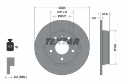 ���� ��������� ������ (�������� 2��) Textar 92074303 92074303 ����