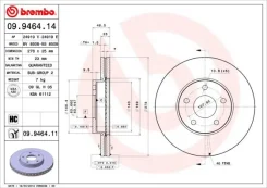 ���� ��������� �������� ������������� (�������� 2��) Brembo 09946414 09946414 ����
