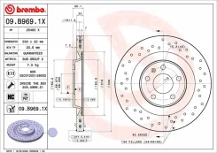 ���� ��������� ��������/������ ��������������� (�������� 2��) Brembo 09B9691X 09B9691X ����