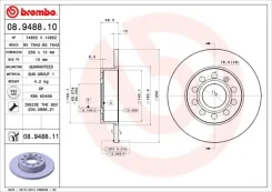 ���� ��������� ������ (�������� 2��) Brembo 08948810 08948810 ����