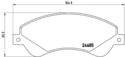 ������� ��������� �������� Brembo P24065 P24065 ����