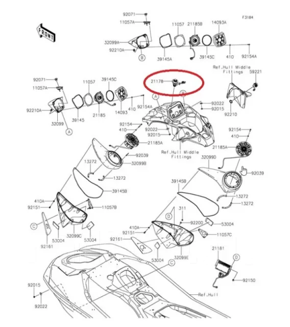 Bluetooth ����� ���������� [342786] ��� ���������� KAWASAKI: JET SKI ULTRA 310LX|DZ25 ����