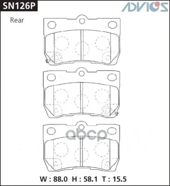 �������� ��������� ������� Advics SN126P ����