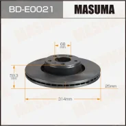 ���� ��������� Masuma BD-E0021 4F0615301D ����