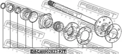 ��������� ��������� ����������� 40x90x28x23 ��� ����, ��� Febest [DAC40902823KIT] DAC40902823KIT ����