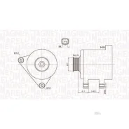 ��������� 12V 120A Citroen C4/C5/C8/Jumpy, Peugeot 206/207/307/407/607/807 Magneti Marelli 063731741010 063731741010 ����