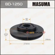 ���� ��������� Masuma, front Toyota MARK II JZX90 92-07 [��.2] Masuma BD-1250 Masuma, �������� BD1250 ����