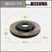 ���� ��������� Masuma, front Nissan Patrol / Y62 Masuma BD-2116 Masuma, �������� BD2116 ����