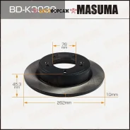 ���� ��������� Masuma, rear KIA SOUL II, SOUL III, Cerato III [��.2] Masuma BD-K3039 Masuma, ������ BDK3039 ����