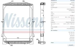 �������� ������� ���������� Iveco Eurostar/Tech 900x740x40 61971A 61971A ����