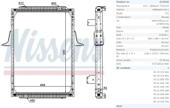 �������� ������� ���������� RVI Premium 968x708x48 /420Dci 67244A 67244A ����