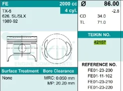 ������� ��������� Teikin 42157 STD (4��/����) 42157STD ����