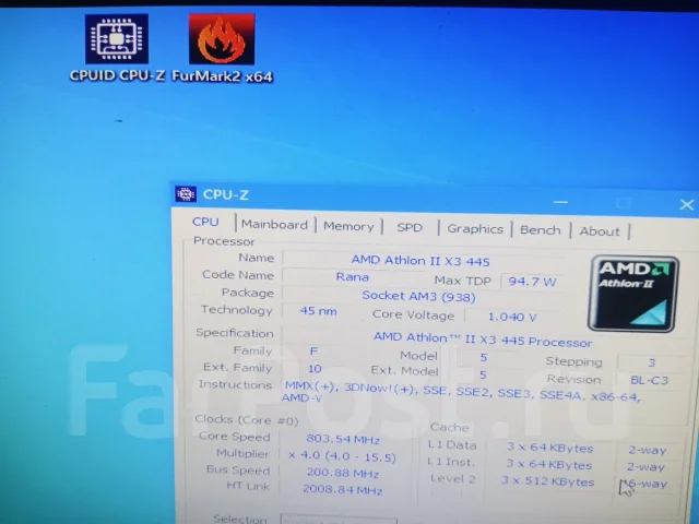 AMD Athlon II X3 445 ����