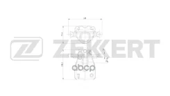 ��������� ������� ������ ����� Toyota Corolla (ZNR10 CUR10) 04- Avensis (T250) 03- Zekkert ���. bs-8372 BS8372 ����