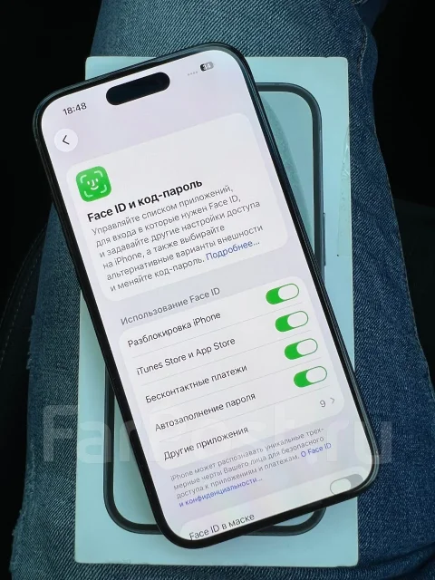 Apple iPhone 15. �/�, 256 ��, ������, 3G, 4G LTE, 5G, Dual-SIM, ����������, NFC, eSIM, ������� �������, ������������ ������� ����