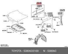 ��������� Toyota 5380633100 5380633100 ����